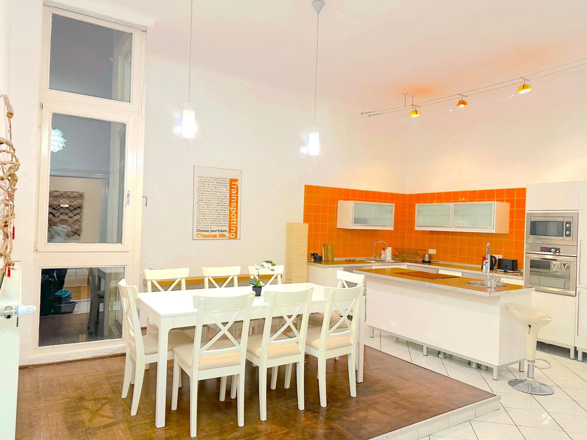 Stunning 150m2 3-bedroom With Balcony Apartmán Budapest